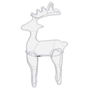 rensdyrdekoration 60x24x89 cm 306 LED'er trådnet