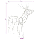 juledekoration i 3 dele rensdyr 229 LED'er