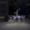 juledekoration i 3 dele rensdyr 229 LED'er