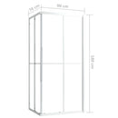 brusekabine 90x70x180 cm sikkerhedsglas