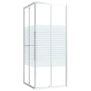 brusekabine 80x80x180 cm sikkerhedsglas