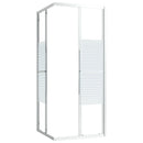 brusekabine 80x80x180 cm sikkerhedsglas