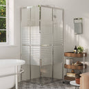 brusekabine 90x70x180 cm sikkerhedsglas