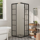 brusekabine 80x80x180 cm sikkerhedsglas