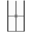 brusedør (78-81)x190 cm klart sikkerhedsglas