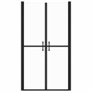 brusedør (93-96)x190 cm klart sikkerhedsglas