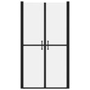 brusedør (68-71)x190 cm sikkerhedsglas matteret