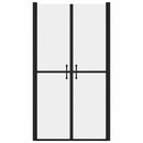 brusedør (73-76)x190 cm sikkerhedsglas matteret
