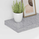 væghylder 2 stk. 40x23x3,8 cm MDF betongrå