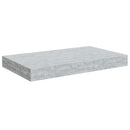 væghylder 2 stk. 40x23x3,8 cm MDF betongrå