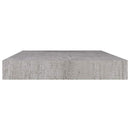 væghylde 50x23,5x3,8 cm MDF betongrå