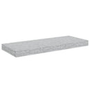 væghylder 4 stk. 60x23,5x3,8 cm MDF betongrå