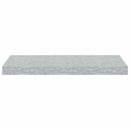 væghylder 4 stk. 60x23,5x3,8 cm MDF betongrå