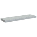 væghylder 4 stk. 80x23,5x3,8 cm MDF betongrå