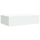 væghylde med skuffe 40x23,5x10 cm MDF hvid