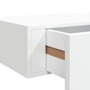 væghylde med skuffe 40x23,5x10 cm MDF hvid