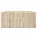 væghylde med skuffe 40x23,5x10 cm MDF egetræsfarvet