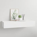 væghylde med skuffe 60x23,5x10 cm MDF hvid