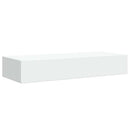 væghylder med skuffer 2 stk. 60x23,5x10 cm MDF hvid