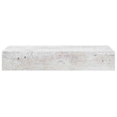 væghylde med skuffe 60x23,5x10 cm MDF betongrå