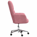 lænestol fløjl pink