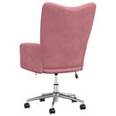 lænestol fløjl pink