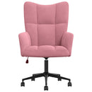lænestol fløjl pink