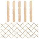 espalierhegn 5 stk. 180x80 cm massivt fyrretræ