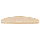 trappemåtter 15 stk. 65x21x4 cm cremefarvede halvrund store