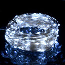 fairylights-lyskæde 40 m 400 LED'er 8 funktioner kold hvid