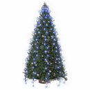 lysnet til juletræ 210 lysdioder 210 cm blå