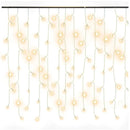 lysgardin 10 m 400 LED'er 8 funktioner varm hvid