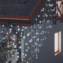 lysgardin 10 m 400 LED'er 8 funktioner kold hvid