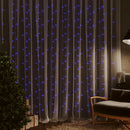 lysgardin 3x3 m 300 LED'er 8 funktioner blå