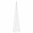 dekorativ LED-lyskegle 60 cm akryl blå