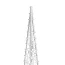 dekorativ LED-lyskegle 60 cm akryl blå