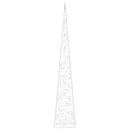 dekorativ LED-lyskegle 90 cm akryl varm hvid