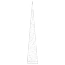 dekorativ LED-lyskegle 90 cm akryl varm hvid