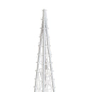 dekorativ LED-lyskegle 90 cm akryl varm hvid