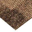 Gulvtæppe 20 pcs Brun 50 x 50 cm PP
