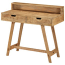 skrivebord 100x45x90 cm massivt ru mangotræ