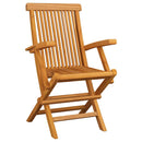 havestole m. røde hynder 8 stk. massivt teaktræ