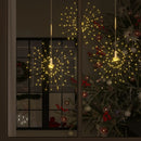 udendørslys fyrværkeridesign 20 cm 140 LED'er varm hvid