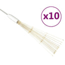udendørslys fyrværkeridesign 10 stk. 20 cm 1400 LED varm hvid
