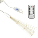 udendørslys fyrværkeridesign 10 stk. 20 cm 1400 LED varm hvid