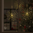 udendørslys fyrværkeridesign 10 stk. 20 cm 1400 LED varm hvid