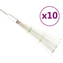 udendørslys fyrværkeridesign 10 stk. 20 cm 1400 LED flerfarvet