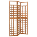 3-panels rumdeler/espalier 121x180,5 cm massivt grantræ