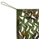 camouflagenet med opbevaringstaske 1,5x5 m grøn