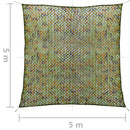 camouflagenet med opbevaringstaske 5x5 m grøn